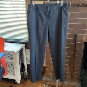 PRADA capri slacks in charcoal. Whool gabardine